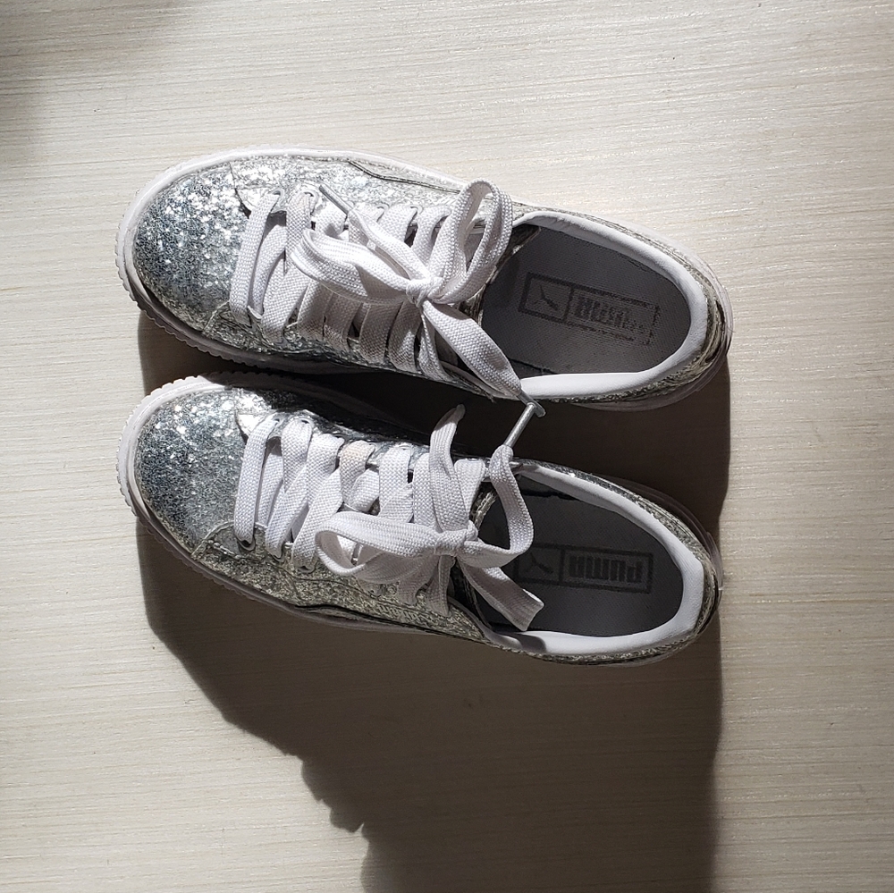 Puma Basket Glitter Platform sneakers